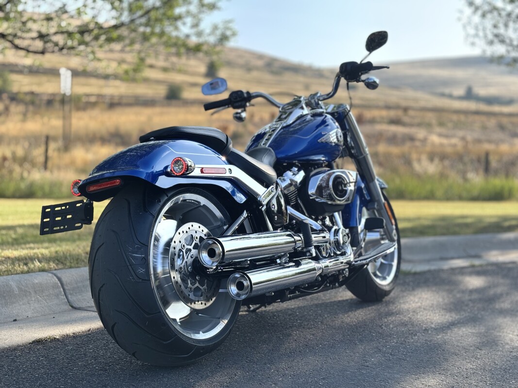2025 Harley-Davidson Fat Boy Blue Burst - Photo 3