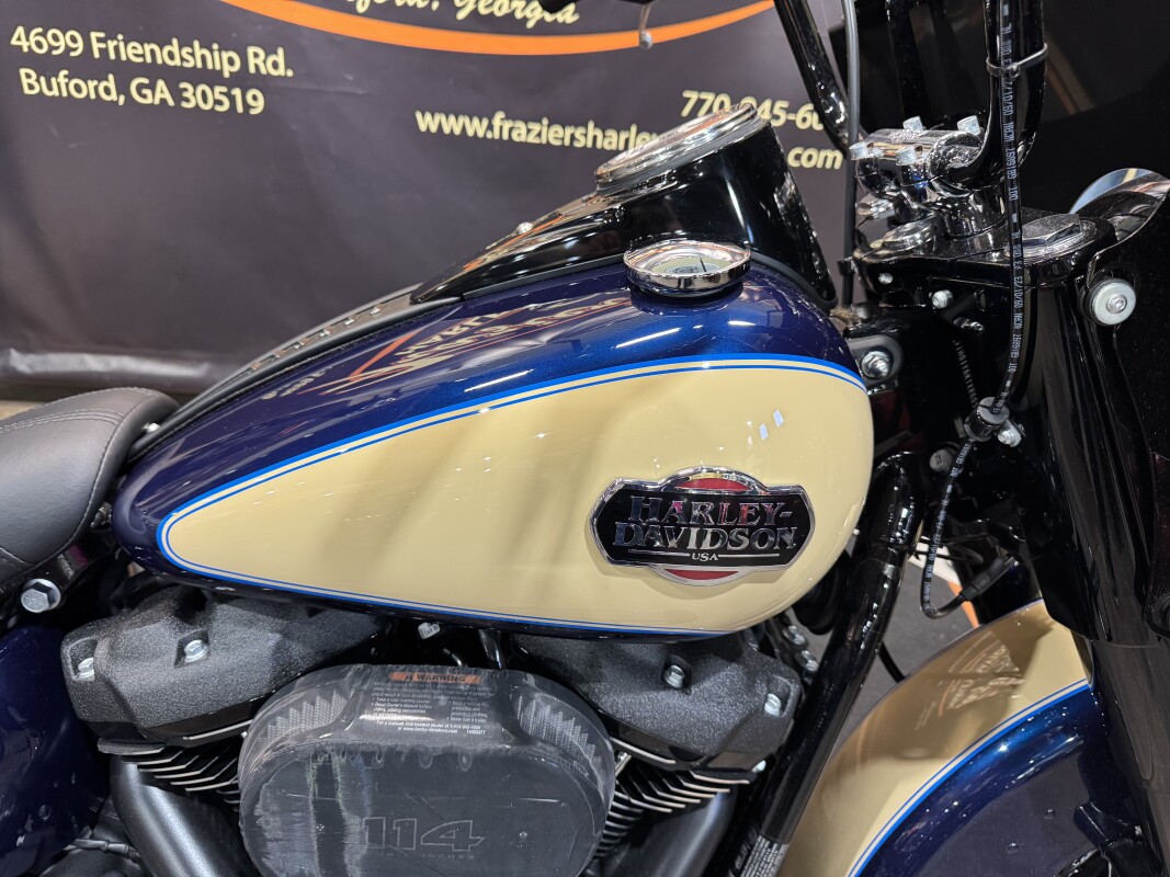 2024 Harley-Davidson Heritage Classic Sinister Blue Two Tone Custom - Photo 4