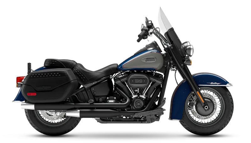 Harley-Davidson® Heritage Classic 114 Bright Billiard Blue/Billiard Gray - Black Finish