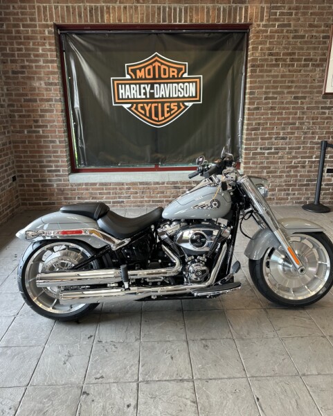2025 Harley-Davidson® Fat Boy® FLFB Billiard Gray