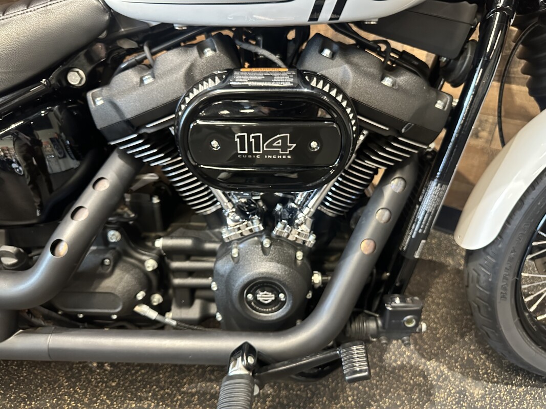 2021 Harley-Davidson Street Bob 114 Stone Washed White Pearl FXBBS - Photo 10