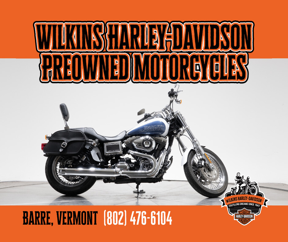 2015 Harley-Davidson FXDL103 Dyna Low Rider in White Hot Pearl and Blue Hot Pearl with 5725 miles - Photo 2
