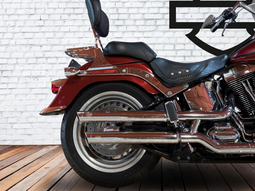 2009 Harley-Davidson Fat Boy Red Hot Sunglo - Photo 5