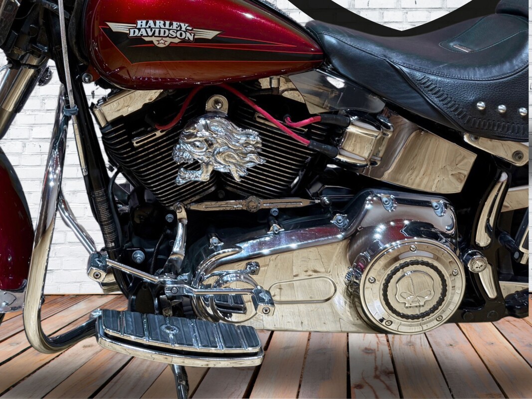 2009 Harley-Davidson Fat Boy Red Hot Sunglo - Photo 7