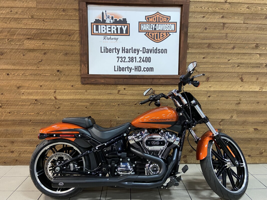 2019 Harley-Davidson Breakout 114 Scorched Orange/Black Denim FXBRS