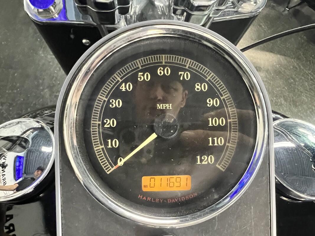 2015 Harley-Davidson Fat Boy Lo Vivid Black FLSTFB - Photo 6