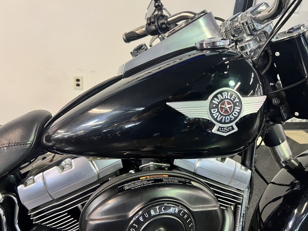 2015 Harley-Davidson Fat Boy Lo Vivid Black FLSTFB - Photo 2