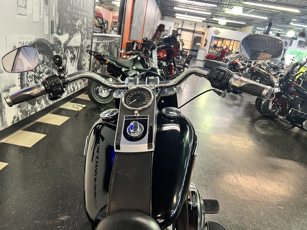 2015 Harley-Davidson Fat Boy Lo Vivid Black FLSTFB - Photo 10