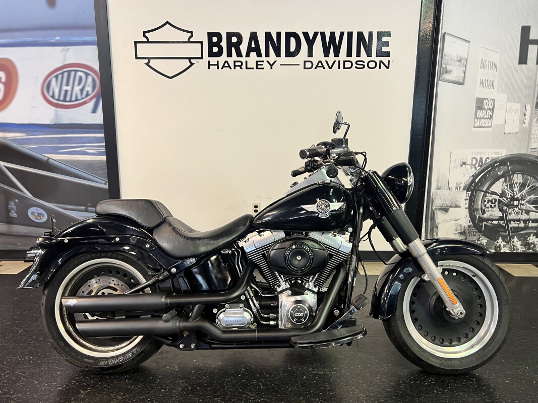 2015 Harley-Davidson Fat Boy Lo Vivid Black FLSTFB