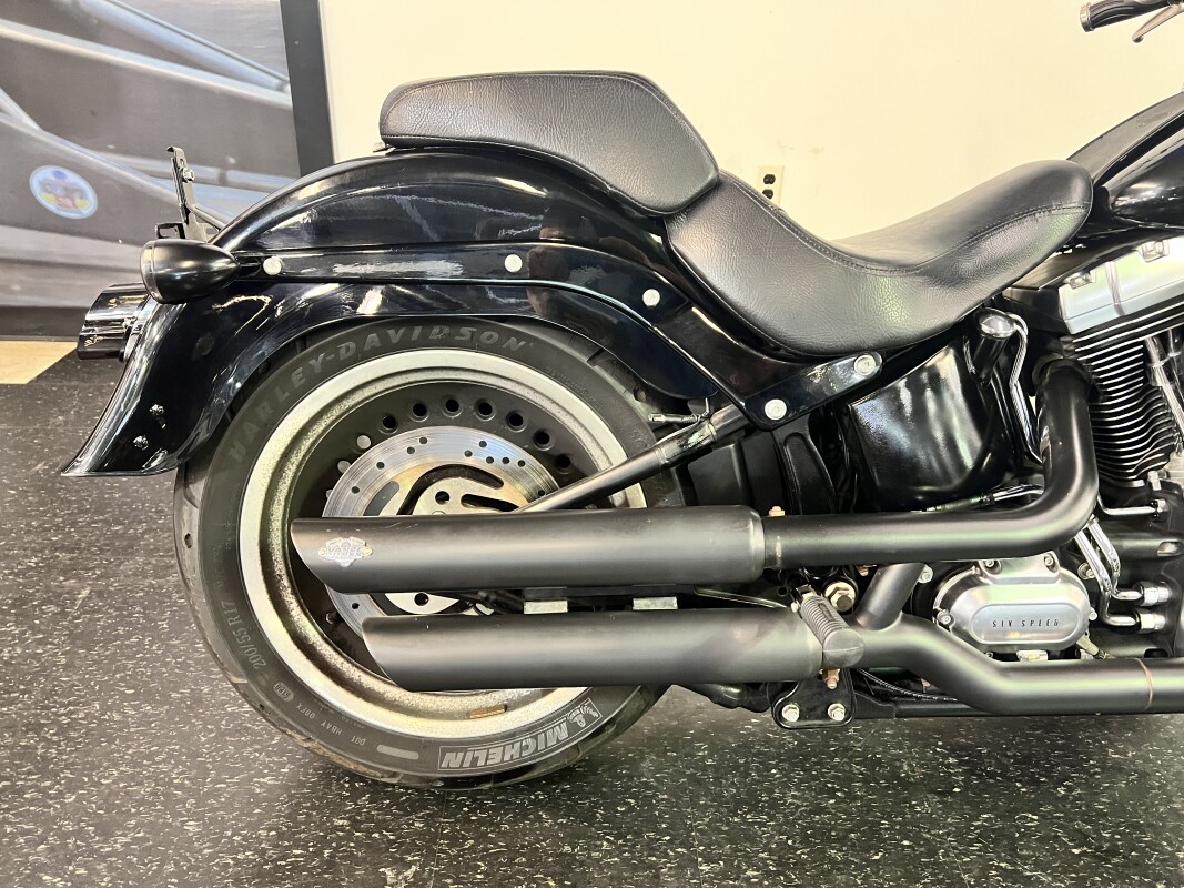 2015 Harley-Davidson Fat Boy Lo Vivid Black FLSTFB - Photo 5