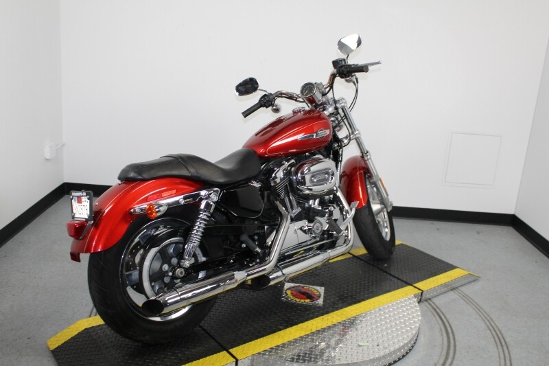 Harley-Davidson 1200 Custom 2014 XL1200C 413996N CANDY ORANGE W/ PINSTRIPE - Photo 8
