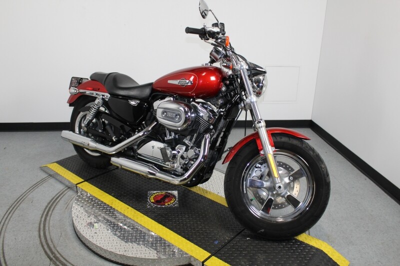 Harley-Davidson 1200 Custom 2014 XL1200C 413996N CANDY ORANGE W/ PINSTRIPE - Photo 2