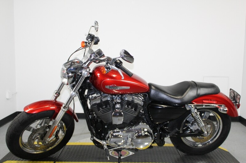Harley-Davidson 1200 Custom 2014 XL1200C 413996N CANDY ORANGE W/ PINSTRIPE - Photo 5