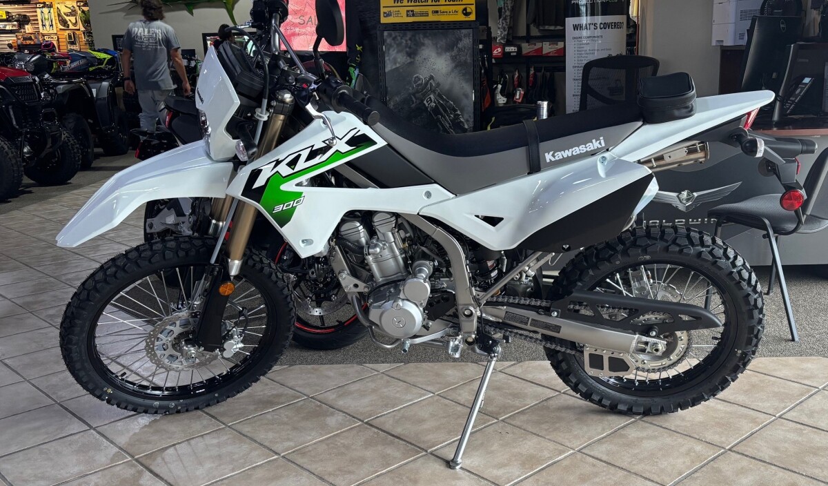 2026 Kawasaki KLX300 Bright White