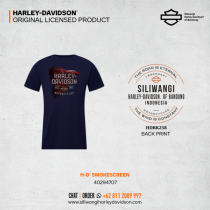 SMOKESCREEN – Siliwangi Harley-Davidson® Official Backprint Tee (Navy)