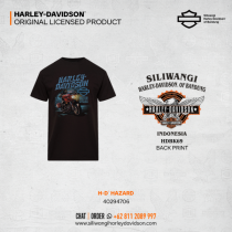 HAZARD – Siliwangi Harley-Davidson® Official Backprint Tee (Black)