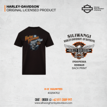 HAUNTED – Siliwangi Harley-Davidson® Official Backprint Tee (Black)
