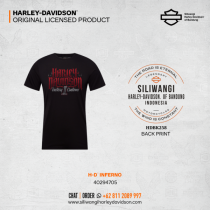 INFERNO – Siliwangi Harley-Davidson® Official Backprint Tee (Solid Black)
