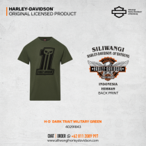 DARK TRAIT – Siliwangi Harley-Davidson® Official Backprint Tee (Military Green)