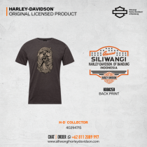 COLLECTOR – Siliwangi Harley-Davidson® Official Backprint Tee (Heather Graphite)