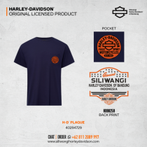 PLAQUE – Siliwangi Harley-Davidson® Official Backprint Tee (Navy)