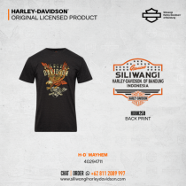 MAYHEM – Siliwangi Harley-Davidson® Official Backprint Tee (Vintage Black)