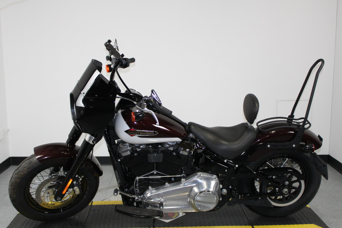 Harley-Davidson Softail Slim 2021 FLSL 068563N MIDNT CRIM/ STONE WASH WH P - Photo 5