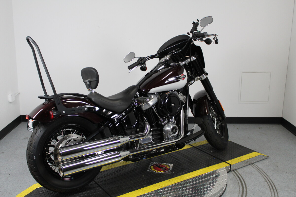 Harley-Davidson Softail Slim 2021 FLSL 068563N MIDNT CRIM/ STONE WASH WH P - Photo 8