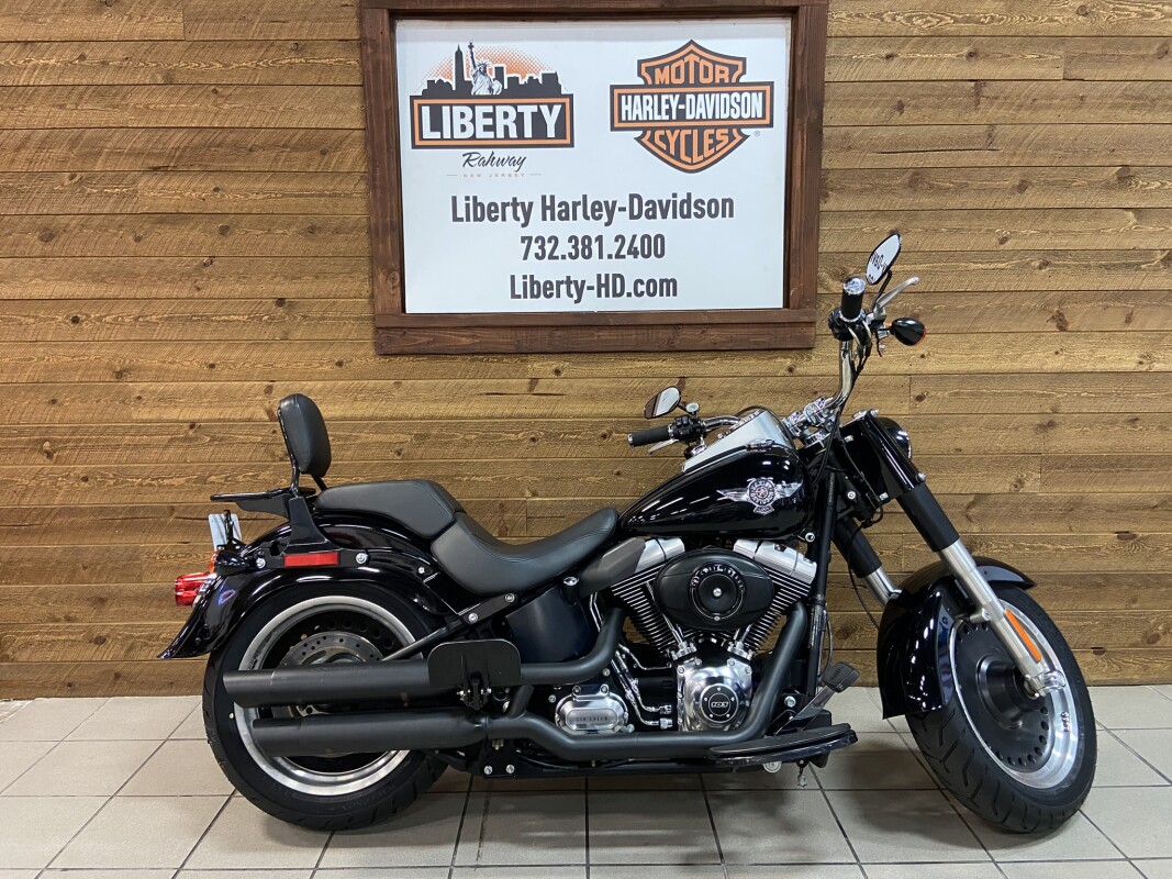 2012 Harley-Davidson Fat Boy Lo Vivid Black FLSTFB