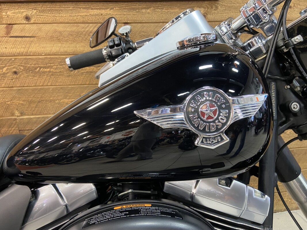 2012 Harley-Davidson Fat Boy Lo Vivid Black FLSTFB - Photo 2