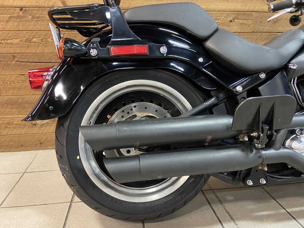2012 Harley-Davidson Fat Boy Lo Vivid Black FLSTFB - Photo 5