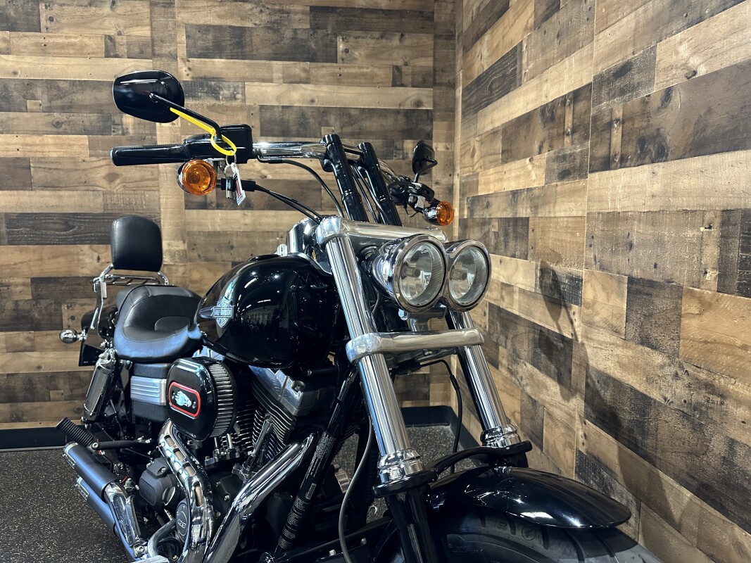 2012 Harley-Davidson Fat Bob Vivid Black FXDF - Photo 4