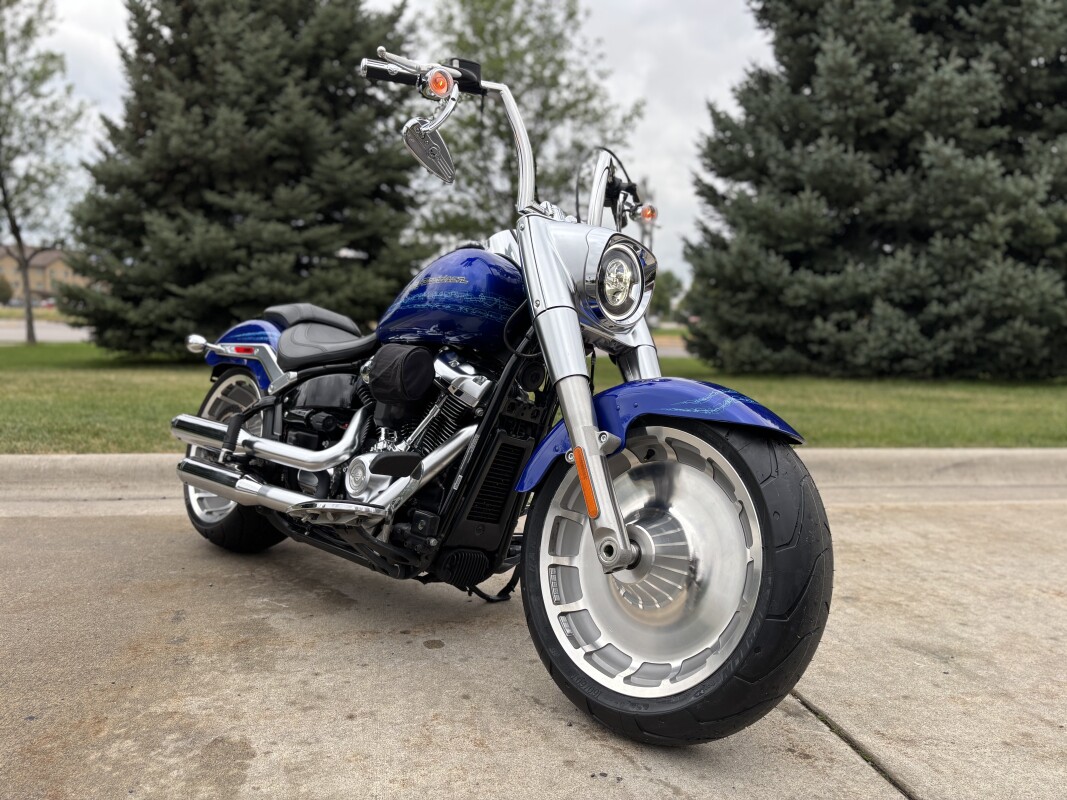 2019 Harley-Davidson Fat Boy 114 Blue Max - Photo 2