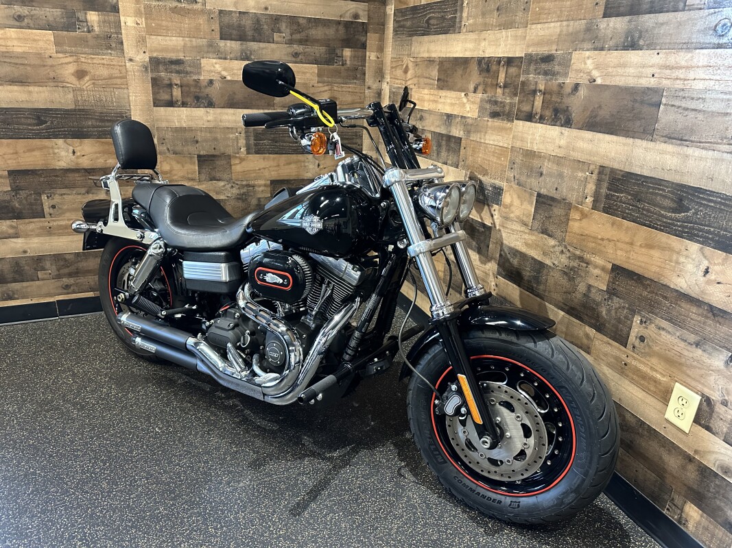 2012 Harley-Davidson Fat Bob Vivid Black FXDF - Photo 3