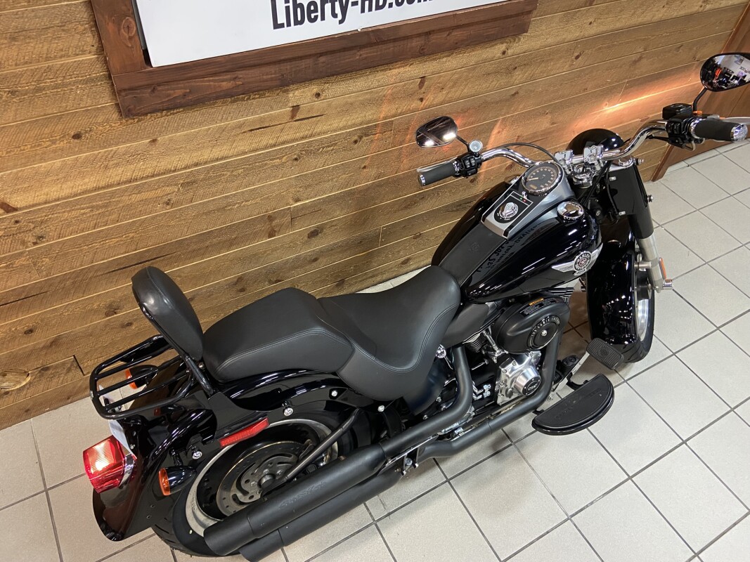 2012 Harley-Davidson Fat Boy Lo Vivid Black FLSTFB - Photo 7