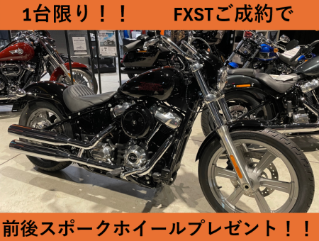 1台限定】ソフテイルスタンダードご成約で、スポークホイール