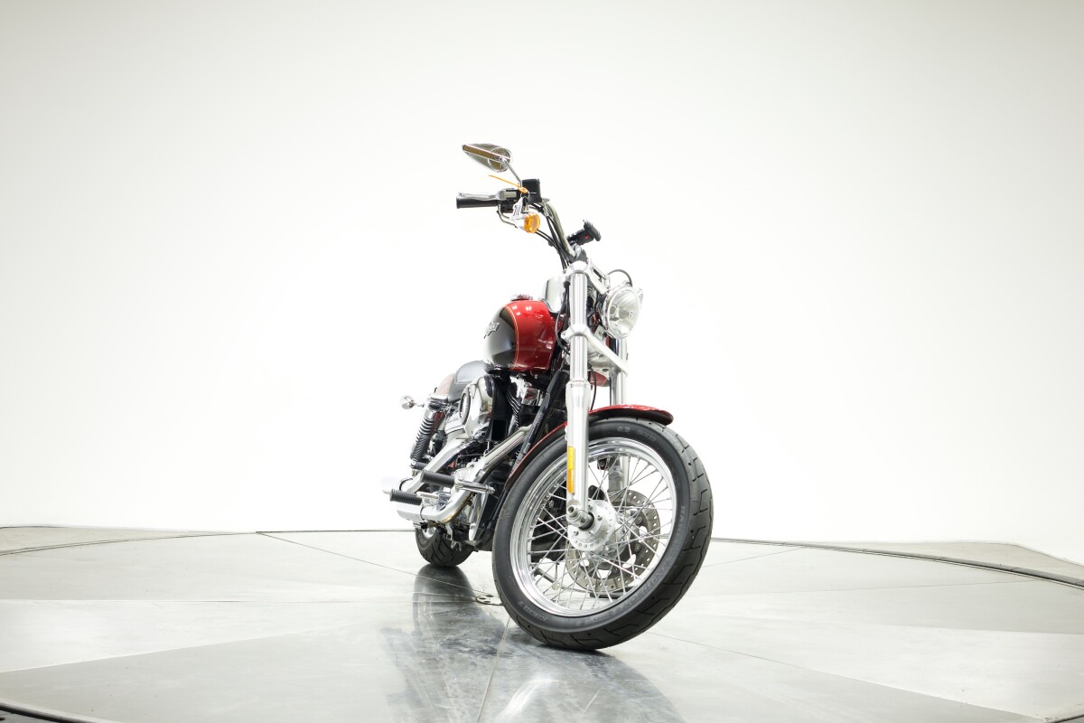 2012 Harley-Davidson FXDC Dyna Super Glide Custom in Ember Red Sunglo/Merlot Sunglo with 12547 miles - Photo 5