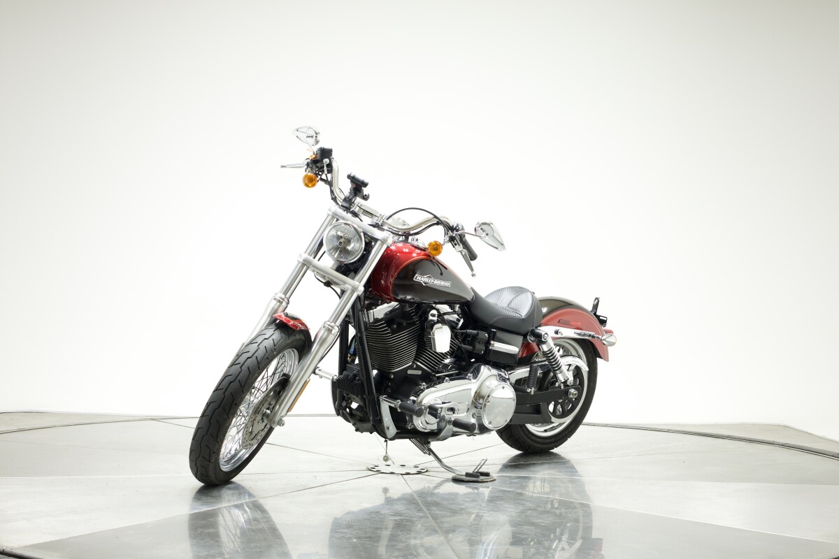2012 Harley-Davidson FXDC Dyna Super Glide Custom in Ember Red Sunglo/Merlot Sunglo with 12547 miles - Photo 8