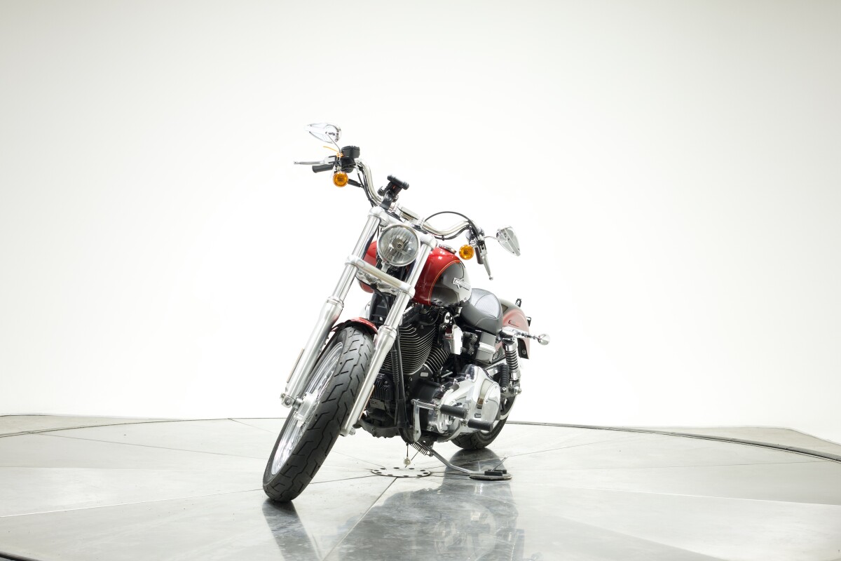 2012 Harley-Davidson FXDC Dyna Super Glide Custom in Ember Red Sunglo/Merlot Sunglo with 12547 miles - Photo 7