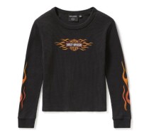 レディース ヴィンテージフレイムスニットトップス