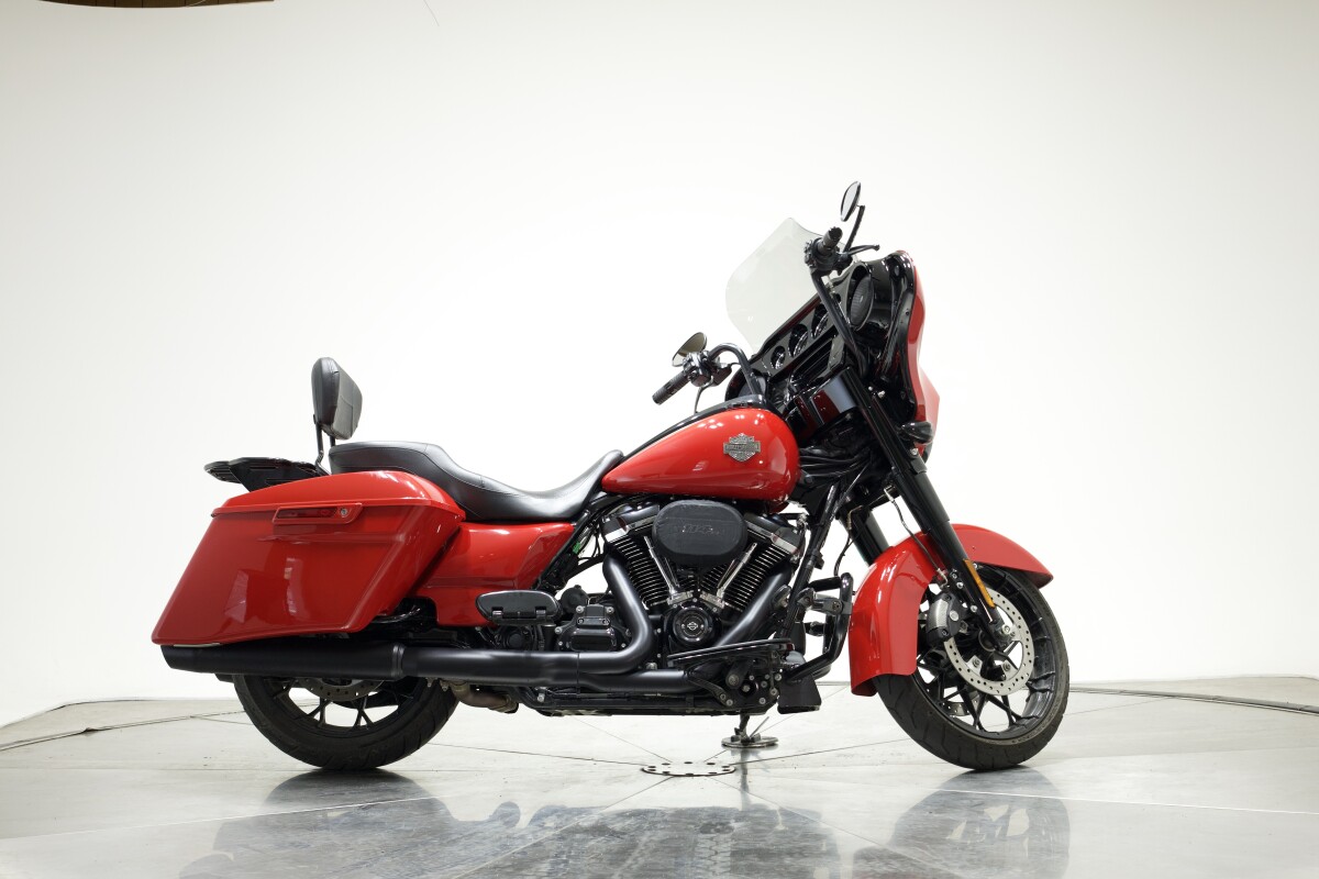 2022 Harley-Davidson FLHXS Street Glide Special in Redline Red with 6125 miles
