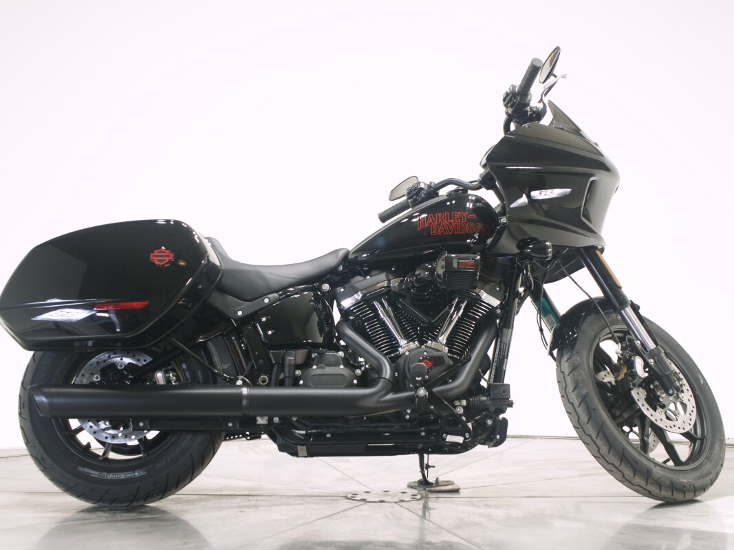 2025 Harley-Davidson FXLRST Low Rider ST in Vivid Black with 10 miles