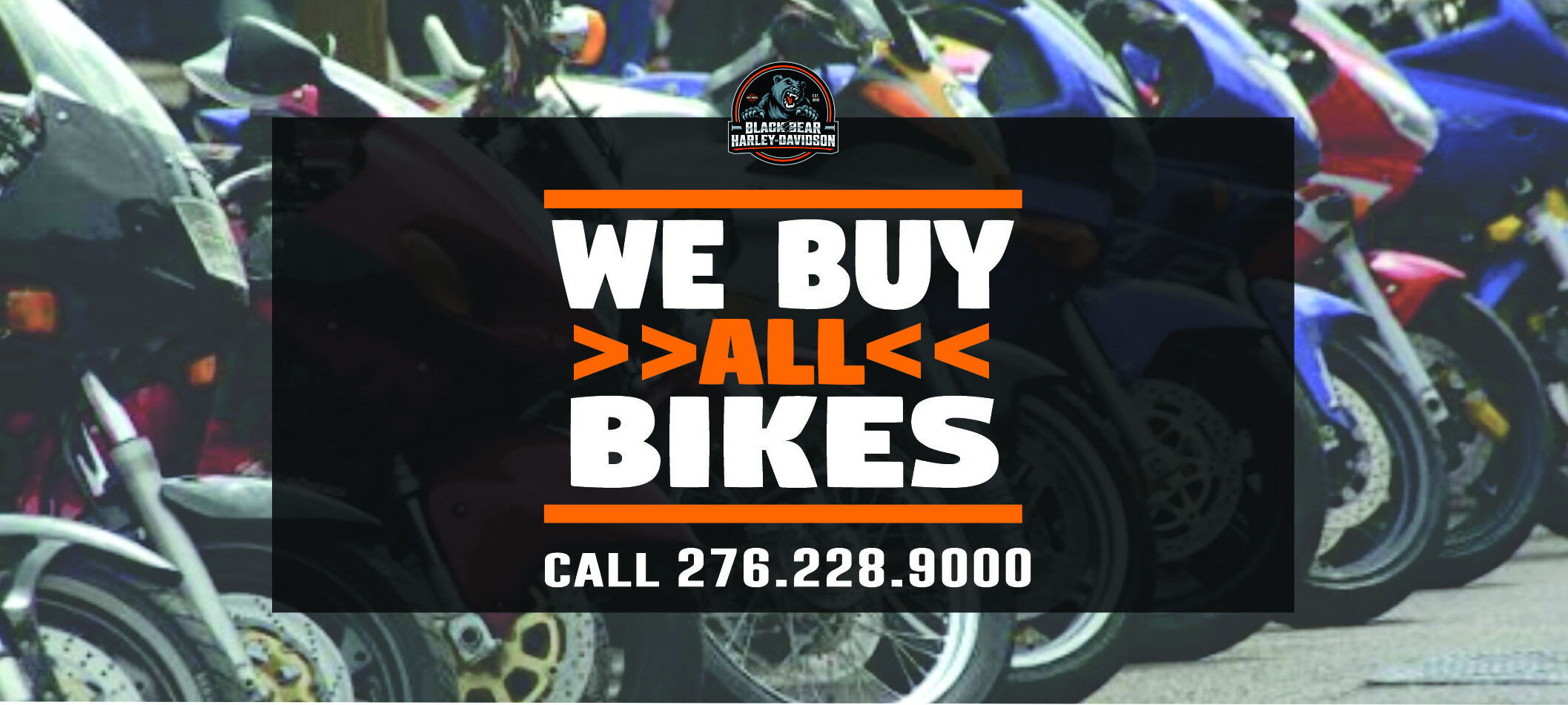 WE BUY ALL BIKES