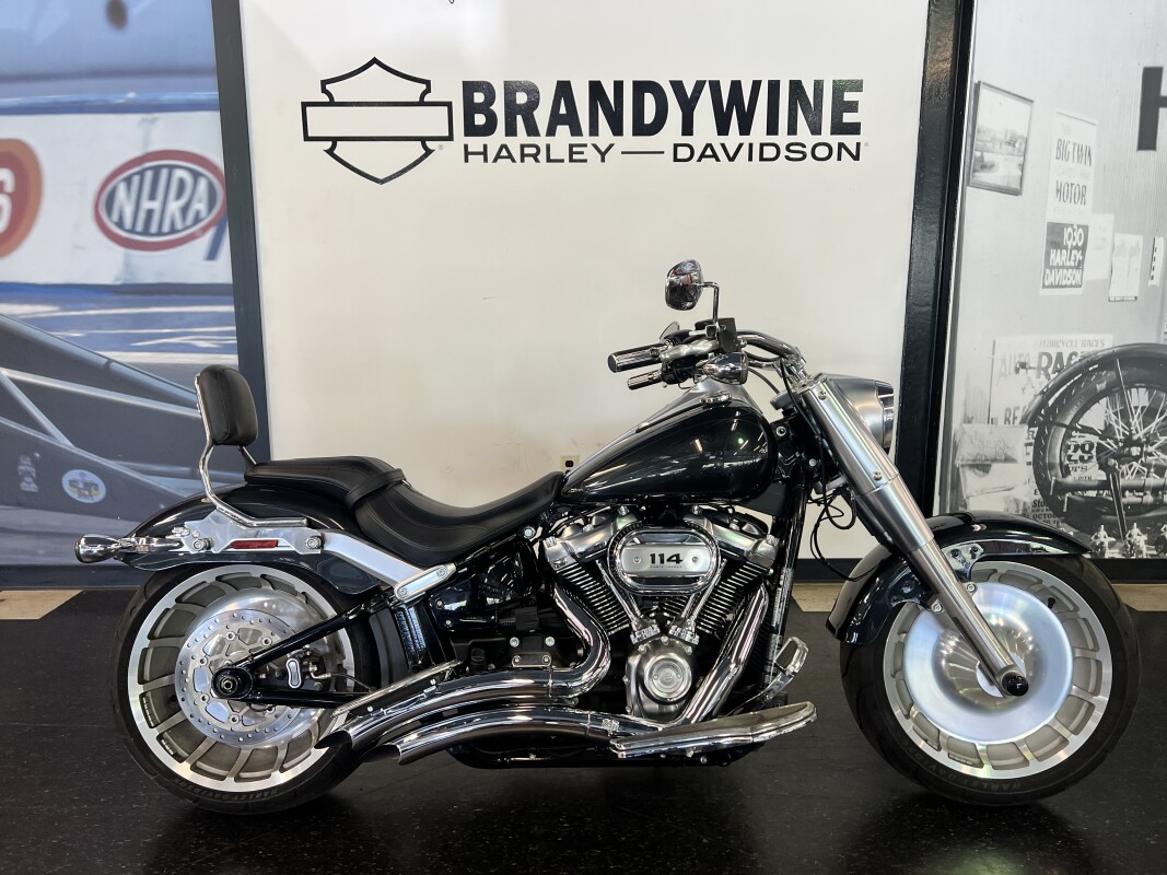 2018 Harley-Davidson Fat Boy 114 Black Tempest FLFBS