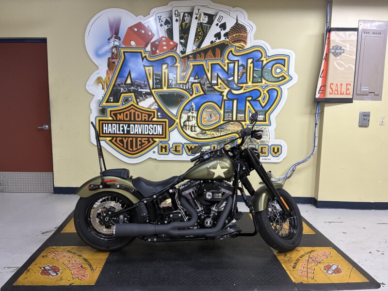 2017 Harley-Davidson® Softail Slim® S Olive Gold Denim