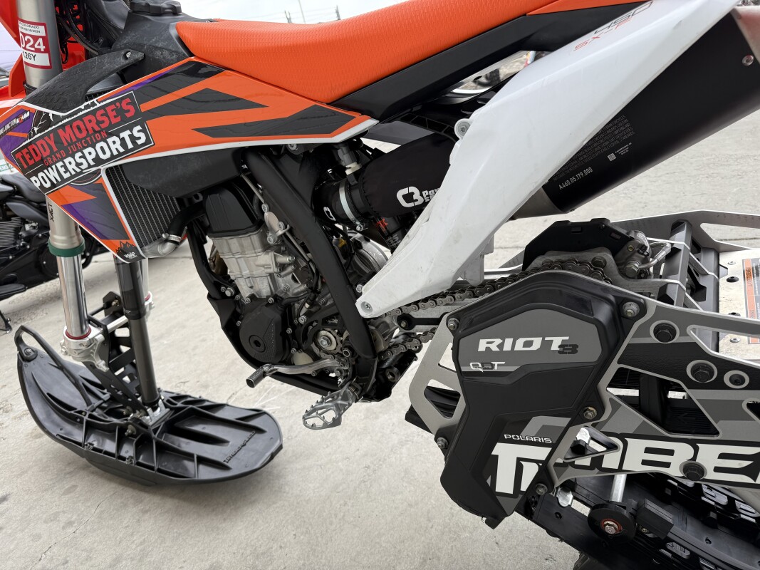 2024 KTM 450 SX-F Timbersled Snowbike - Photo 4