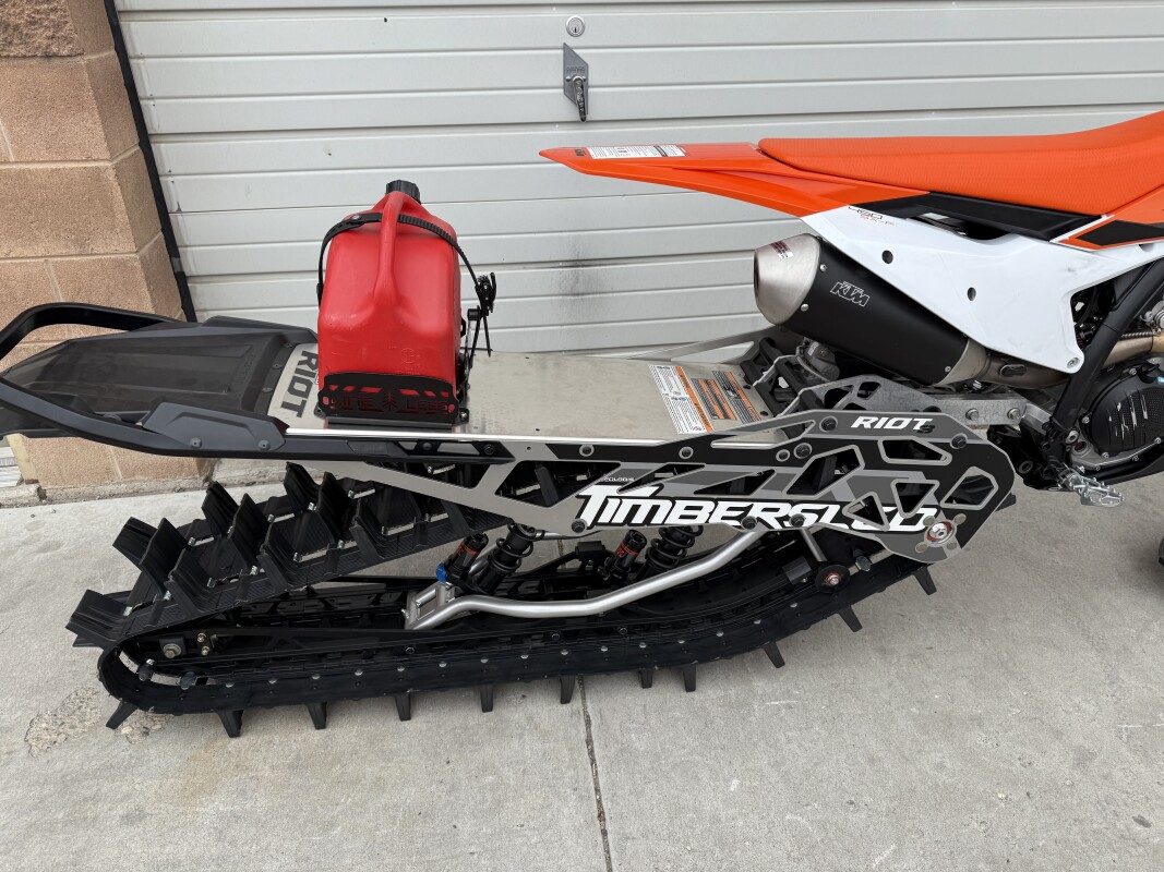 2024 KTM 450 SX-F Timbersled Snowbike - Photo 2