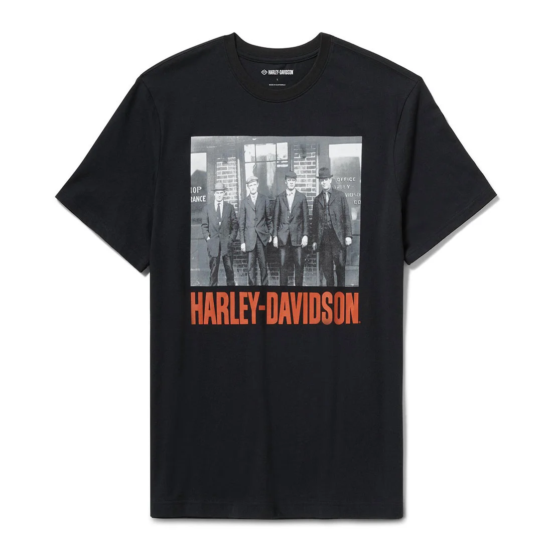 【Men’ｓ】創設者のアーカイブ写真Tシャツ （ハーレーブラック）
