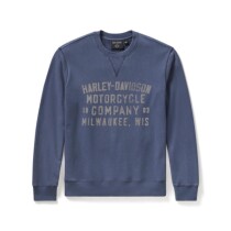 【Men’ｓ】H-D ウォッシュドクルーネック