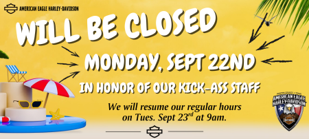 We will be CLOSED Today!!